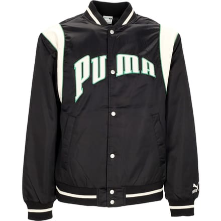 Puma Team For The Fanbase Varsity Jacket Heren College Jacket Zwart