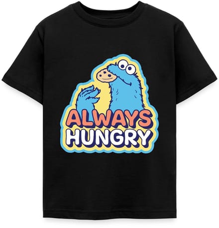 Sesamstraat Koekiemonster Altijd Hongerig T-Shirt Kinderen