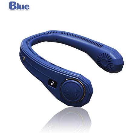 3 versnellingen hangende dubbele koeling nekventilator Mini USB draagbare oplaadbare stille ventilator voor reizen buiten binnen nekventilator