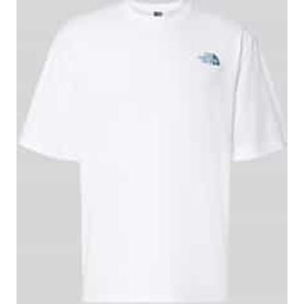 Oversized T-shirt met logo en ronde hals