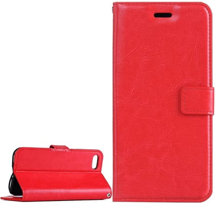 Bookcase Geschikt voor: iPhone 7 Plus / 8 Plus Rood - portemonnee hoesje - ZT Accessoires