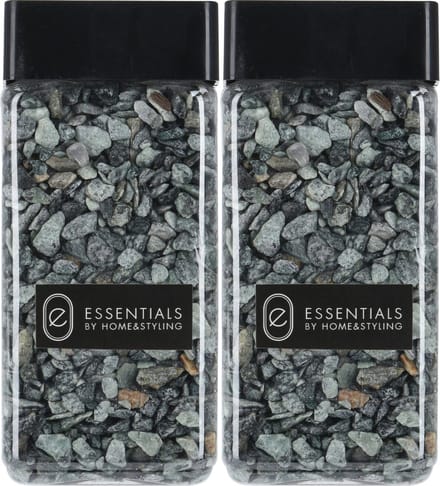 Decoratie steentjes/hobby steentjes - Groen - 1100 ml - 5/8 mm