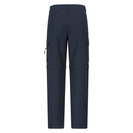 Mountain Warehouse Heren Rydal Zip-Off wandelbroek (Marine)