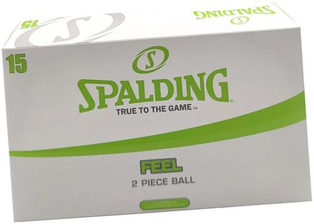 Spalding Feel Golfbal - Set van 15 Golfballen - Wit