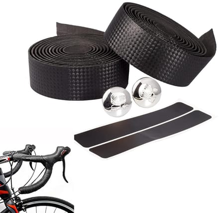 Antislip Fietsstuurtape - Schokabsorberende Stuurbanden in Zwart