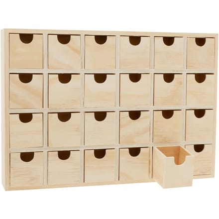 VBS Minicommode / Adventskalender met 24 lades