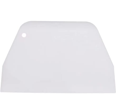 Multifunctionele Deegsnijder & Komschraper Deegschraper – Brooddeeg Schraper, Fondant Spatel, Taartcrème Spatel, Deeg Cutter, Gebaksschraper Bakgereedschap - Wit