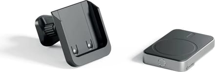 ALOGIC Matrix+ Universal Wireless Car Charger with 5000mAH Wireless Magnetic Power Bank and Air Vent Mount