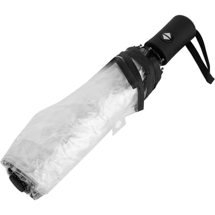 Transparante Regenparaplu's Opvouwbaar Draagbaar Drievoudig Opvouwbaar Dames Mode Paraplu white