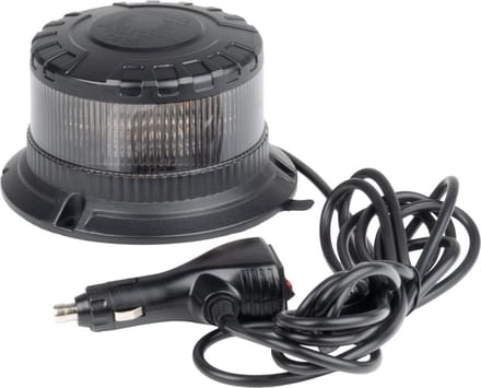 LED beacon / dakflitser - Oranje - R10 / R65 - 16 LED - Magneet - Dark edition