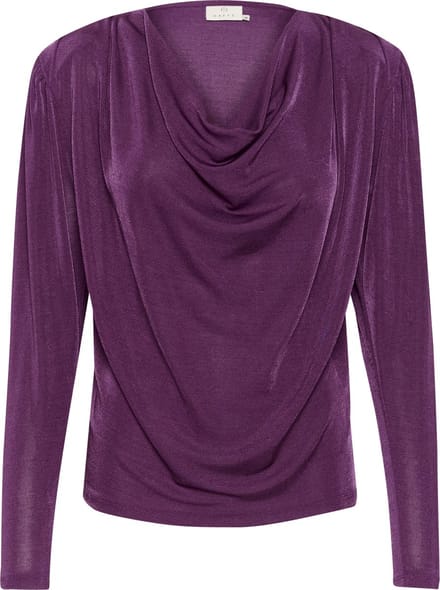 Kaffe KAgina Jersey Dames Blouse -Gloxinia