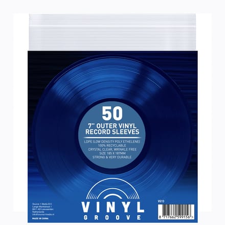 Vinyl Groove - 7” Outer Vinyl Record Sleeves 50 pcs / pack