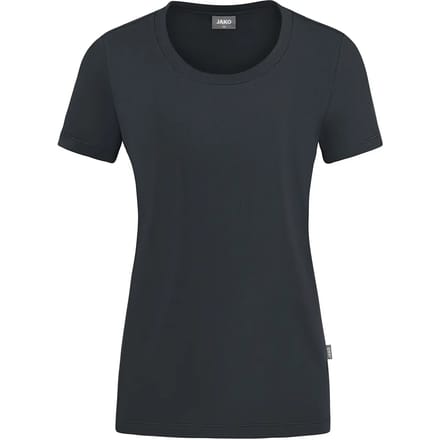 Jako Organic Stretch-T-Shirt Dames - Antraciet | Maat: 46