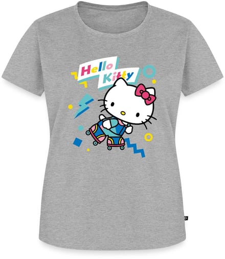 Hello Kitty Jaren 90 Stijlen Met Rolschaatsen Premium T Shirt Dames