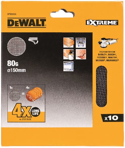 DeWALT K80 ø 150 mm Schuurgaas (10 stuks) - Mesh - DTM3133