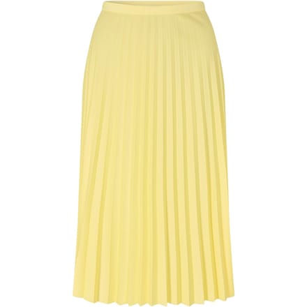 Lacoste Dames/Dames Plooi Polyester Midi Rok (Geel)