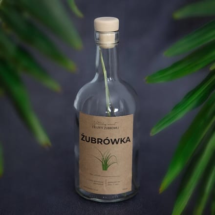 Bimberek - Butelka met Żubrowa Gras - 500ml - Synthetische Kurk - Blanka