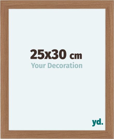 Your Decoration - Fotolijst 25x30 cm - MDF - Notenhout Licht - Como