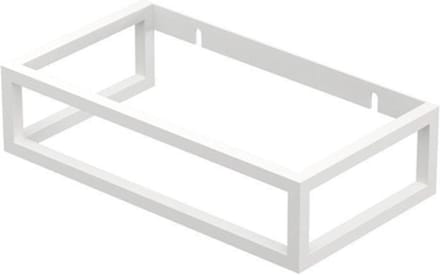 INK Frame 40x22x10cm - tbv Fontein - 40x22cm - staal wit mat