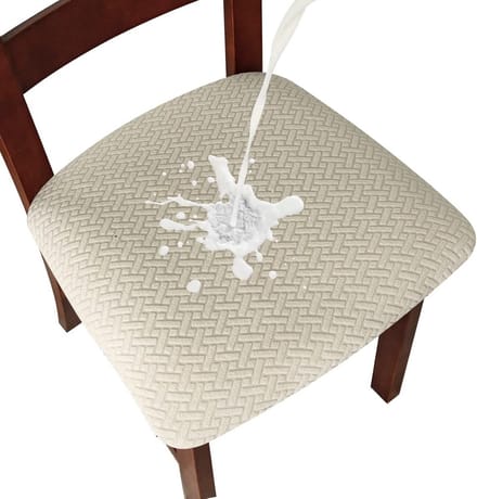 Set van 4 Waterdichte Stretch Stoelhoezen voor Eetkamerstoelen