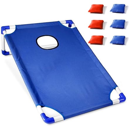 Draagbare Cornhole Set met 1 Cornhole Spelbord en 6 Zakjes voor Tuinwerp Spel