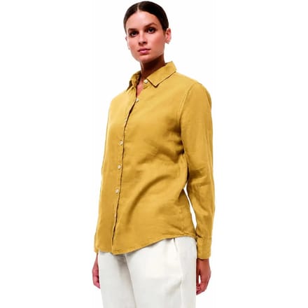 Damenlinnen lange mouwen blouse Haris Cotton Essentials