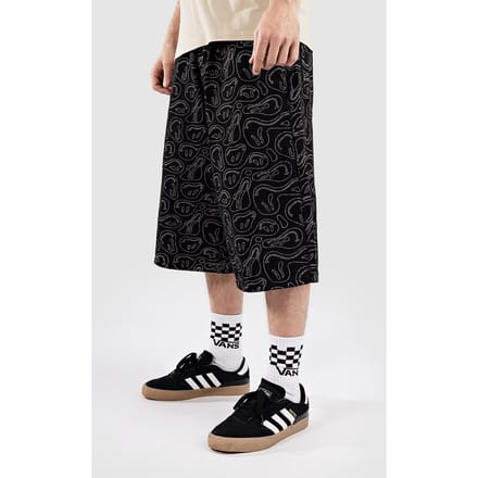 Blue Tomato Smiley Baggy Korte Broek zwart