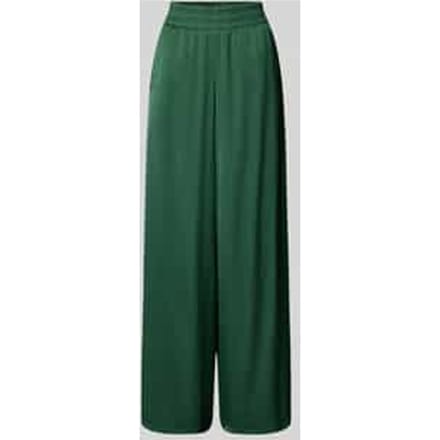 Broek met wijde pijpen en elastische band, model 'CEILING'