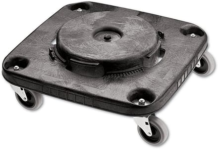 Vierkante Dolly voor Containers - Zwart