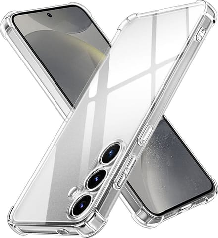 Hoesje geschikt voor Samsung Galaxy S24 FE - Techsuit Shockproof Silicone Back Cover - Transparant