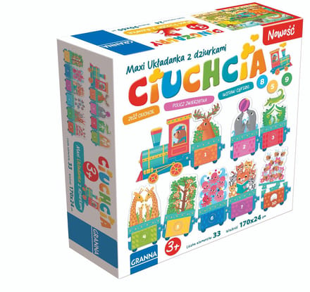 Mix puzzel trein - Układanka mxi ciuchcia