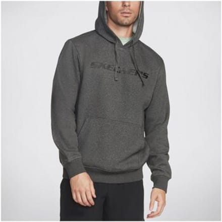 Skechers Apparel Heritage Pullover Hoodie Herensweatshirt met capuchon MHD12 917 Grijs