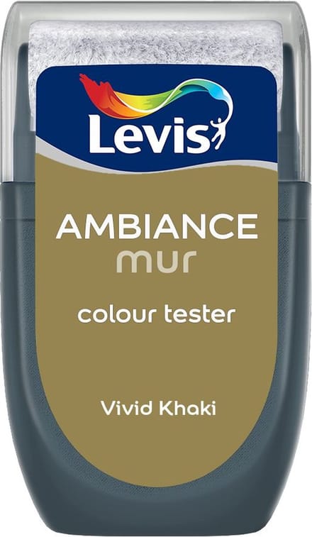 Levis - Muurverf Kleurtester Mat Mix - Vivid Khaki - 30 ML