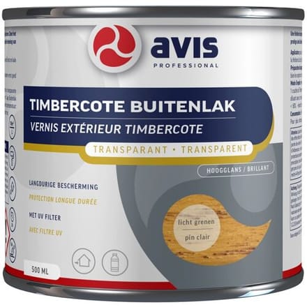 Avis Timbercote Transparant Hoogglans - Licht Grenen