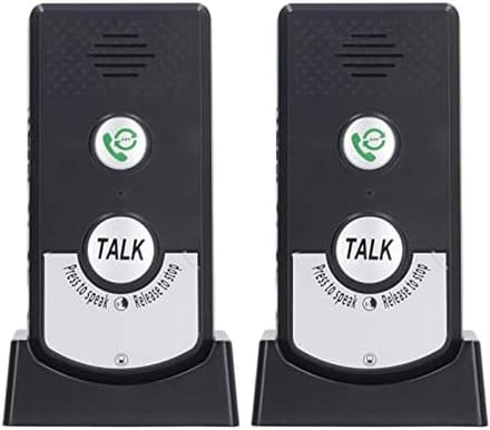 Draadloos intercomsysteem - Intercom deurbel - Huisbeveiliging - Groot bereik - 14x9.3x6.7cm