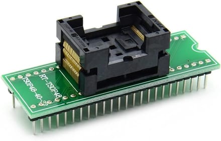 Adapter TSOP48 DIP48 - Programmer Plug - Componenten Testen - Brede Compatibiliteit - 8 x 8 x 3 cm - Zwart