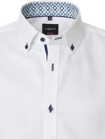 Venti Overhemd Non Iron Wit Body Fit 144326700-000 - XXL