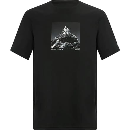 Heren Fingal T-shirt met korte mouwen en gemêleerde print