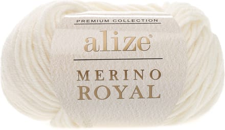 Alize Merino Royal Light Cream 62 Pakket 5 x 50 Gram