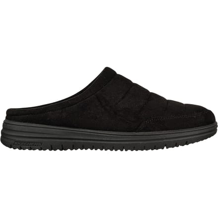 Skechers Relaxed Fit: Murette Garvanza Heren Muiltjes Van Microvezel In Het Zwart