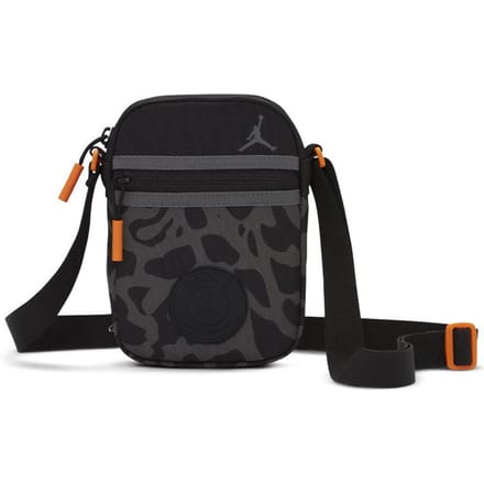 Jordan Polyester Schoudertas, Crossbody Tas Normaal Unisex Zwart & Gr ONESIZE
