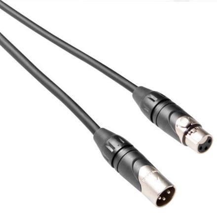 Amphenol XLR (m) - XLR (v) audiokabel / premium - 6 meter