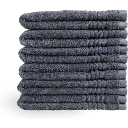 PHLOX Supreme Gastendoekjes 30x50 - set van 6 - Zware kwaliteit 600 g/m2 - Ijsblauw