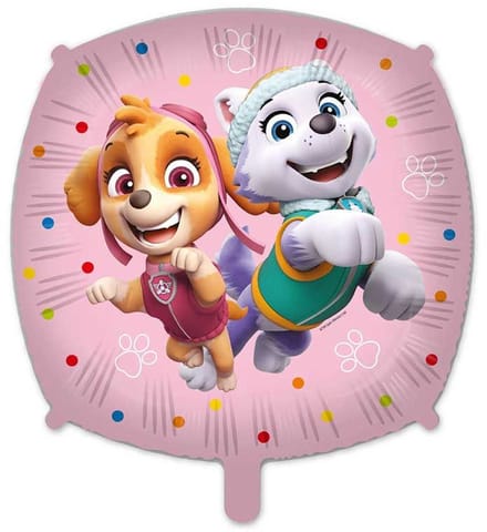 Nickelodeon - Paw Patrol - Folie ballon - Roze - 46Cm - Leeg - Skye & Everest.