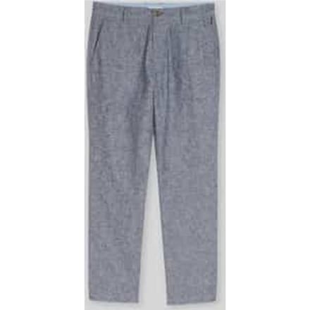 regular fit chino van linnen-katoenmix