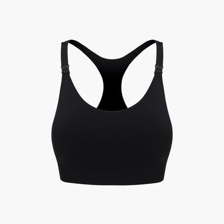 cfab - Naadloze voedingsbeha met rugsteun - Zwart - XL