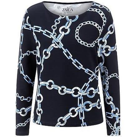 Shirt lange mouwen Van Efixelle blauw