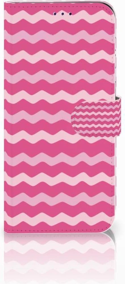 Samsung Galaxy A50 Telefoon Hoesje Waves Pink