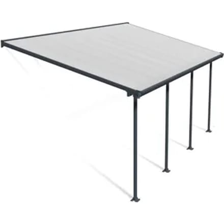 Palram | Canopia - Terrasoverkapping Feria - Donkergrijs - 3x6.1m