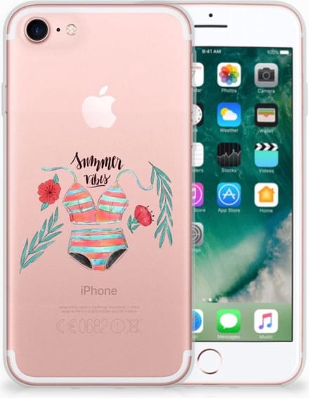 iPhone SE 2022 | SE 2020 | 8 | 7 Telefoonhoesje met Naam Boho Summer